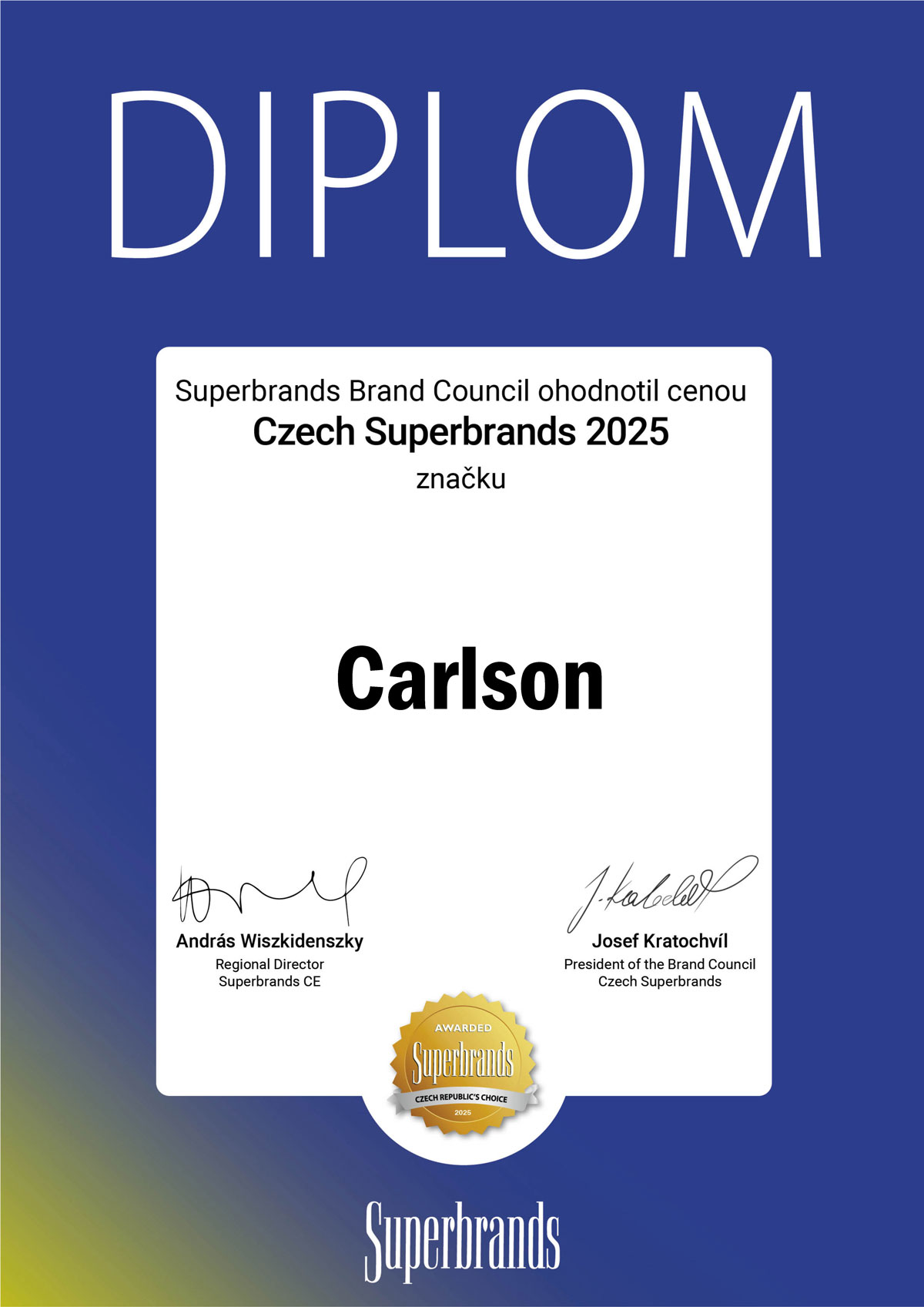 Czech Superbrands 2025