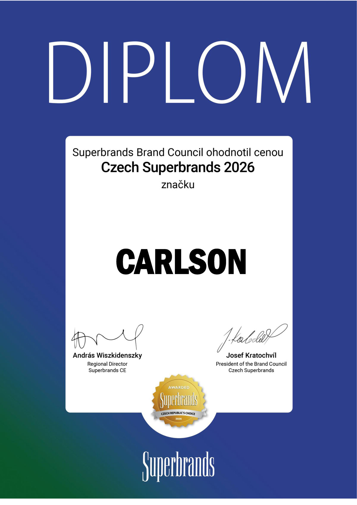 Czech Superbrands 2026